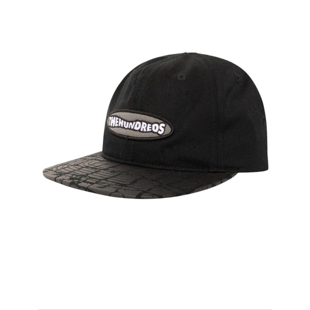 NWT The Hundreds Black Croc Snapback Hat